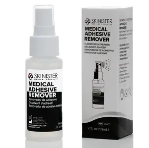 Skinister Medical Adhesive Remover for Skin | Wig, Ostomy, Tape, and Bandage Adhesive Remover, 2oz Spray