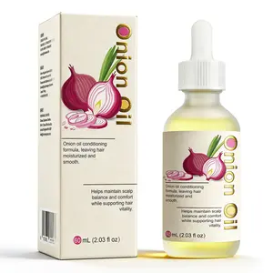 Himalayan Onions Oil, 100% Pure Cold-Pressed, Stimulates Hair Growth, Strengthens Follicles, for Healthier, Thicker Fuller Hair, Haircare, Moisturizing, Nourishing, 60ML