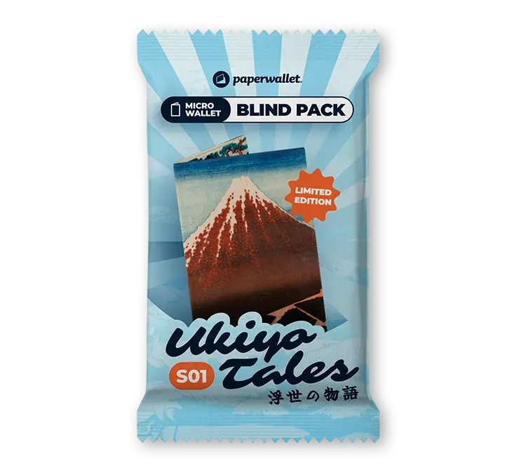 Ukiyo Tales · Japanese Masters- Micro Wallet Blind Box | 1 Blind Pack