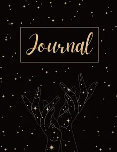 Magickal Journey Journal - Personal Grimoire for Spells Rituals & Spiritual Growth - Blank Pages for Wicca & Herbal Correspondences