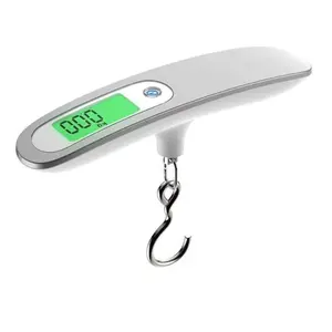 Luggage Scale, 50kg Hand Hanging Portable Travel Scale with Hook  Baggage Weight Measuring Digital Weighing
