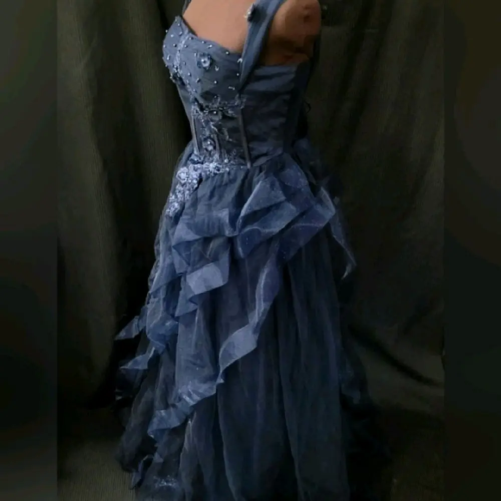 Designer Deep Navy 1-of-1 Wedding Gown