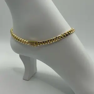 Gold Anklets for Women - Stylish & Durable Chain Design - Perfect for Everyday Wear