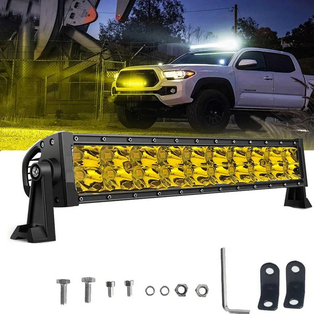LED Light Bar 22Inch 156W Dual Row 4500LM Flood Spot Combo Led Bar Driving Lights Boat Lights Super Bright Led Off Road Lights for Trucks