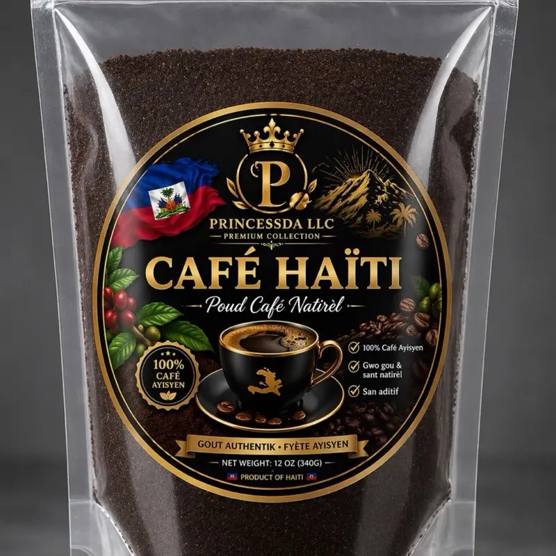 Bon Cafe Haiti Premium Haitian Ground Coffee - Freshly Roasted for Daily Brewing