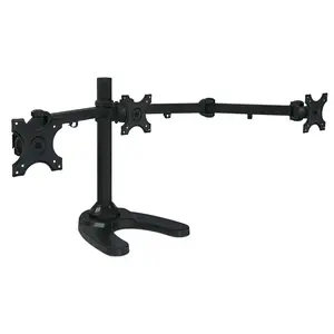 Full Motion Triple Monitor Desk Stand