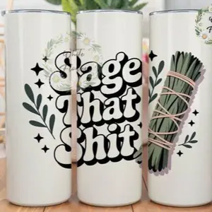 Sage | 20oz sublimation transfer print out (TRANSFER ONLY, NOT A FINISHED TUMBLER)