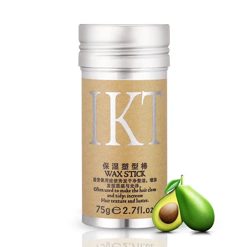 Hair Wax Stick for Flyaways & Frizz Control, Non-Greasy Hair Finishing Stick, Smooth Edge Styling Wax 75g