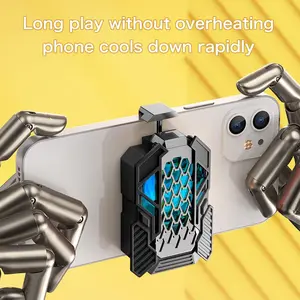 Mobile Phone Cooler with Stand, Compact Portable Heat Dissipation Fan, Ideal for Live Streaming and Gaming, Universal Model