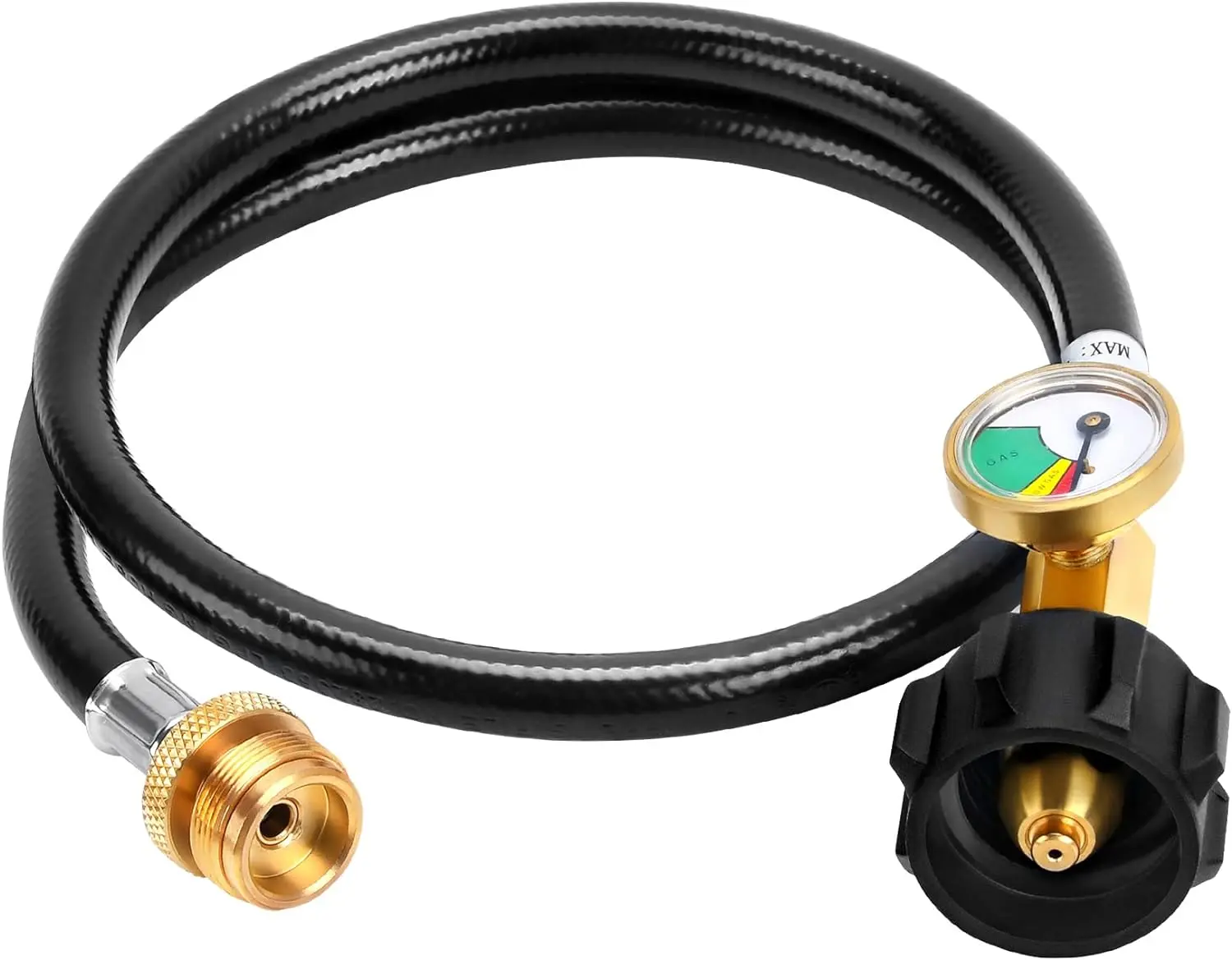 Propane Adapter Hose - Connect to 5-40 lb Tanks for Buddy Heaters, Coleman Stoves, and More