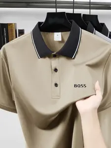 Men Women Summer Fashion Casual Outdoor Sports Short Sleeve Polo Shirt, Athletic Fashion Activewear, Quick Dry Breathable Easy Wash, Running Fishing Essential
