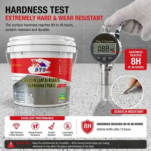 Seamless Terrazzo Epoxy Floor – Garage & Basement DIY Friendly Epoxy Sand Coating – Self-Leveling, No Pro Needed