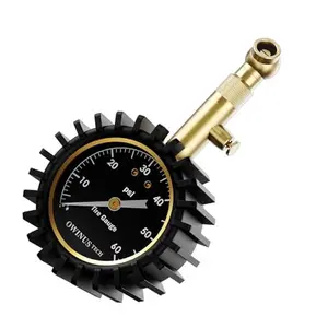 Tire Pressure Gauge,60 PSI Tire Gauges for Tire Pressure 2" Glowing Dial Air Pressure Gauge for Tires,Car Gifts Car Stuff for Men,Car Guys.