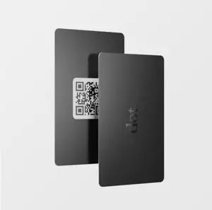 Dot.Cards Premium Black Dot Card DOT CARD Black Networking - Business Card Link Tap Card NFC Chip