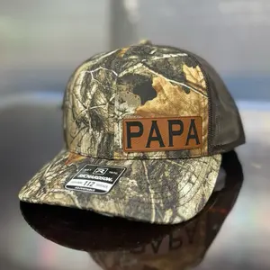 Camo, Pawpaw, Papa, Grandpa, Pops, Dad, Daddy, Richardson 112 hat snapback