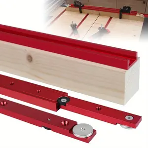 Aluminum Alloy T-track Slot Miter Track and Miter Bar Slider Kit, Table Saw Miter Gauge Rod, T-Bar T-Slider Woodworking Tools for Workbench DIY