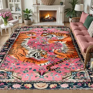 Home Decor Carpet Rug Door Mat Bedroom Rug Sofa Cushion Suitable for Living Room Bedroom Bathroom Kitchen Laundry Room Coffee Shops Supermarkets Restaurants Shopping Mall Easy to Clean And Machine Washable