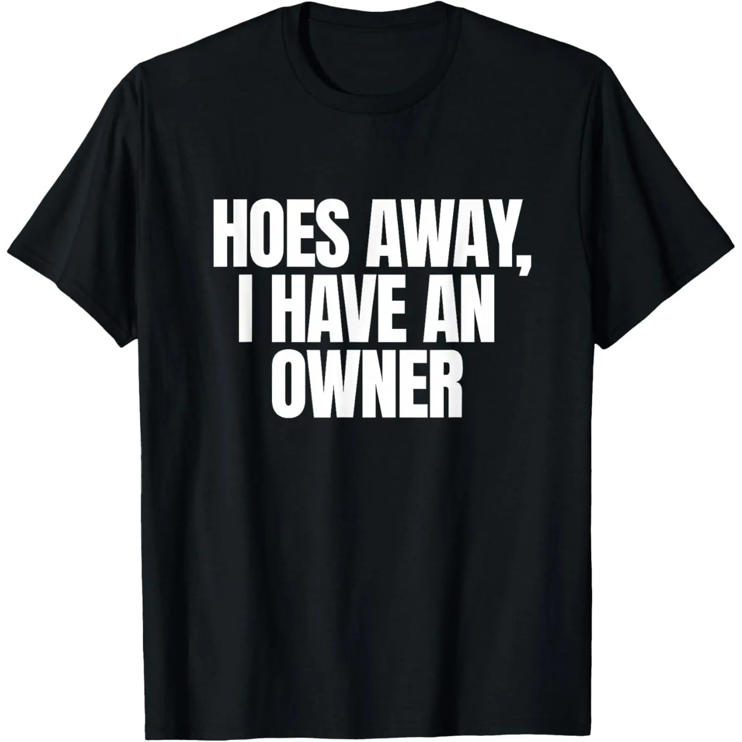 Hoes Away I Have an Owner Funny Unhinged Meme Gen Z Couple T-Shirt