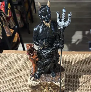 Angelito Negro Black Statue 14 inch