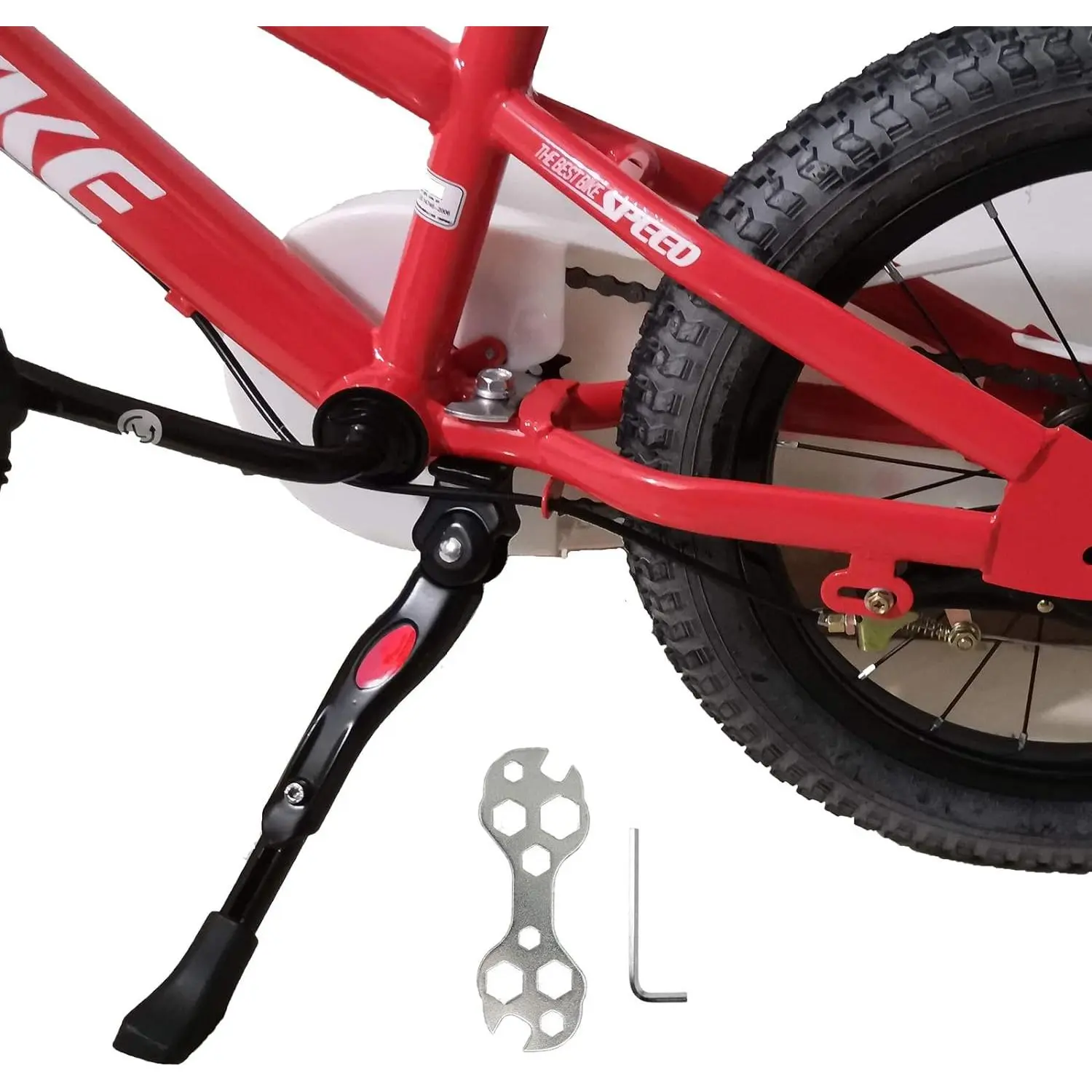 Kickstand for  , Bicycle Kickstands Center Mount for 16 18 20 22 Inch Bicycles Adjustable Aluminum Alloy Kickstands for 16-18-20inch 18-20-22inch Mountain