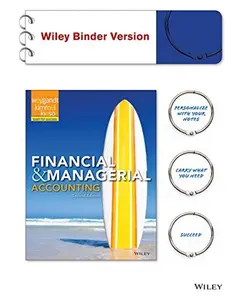 USED-Financial & Managerial Accounting 2e Binder Ready Version + WileyPLUS Registration Card by Jerry J. Weygandt (Unknown)