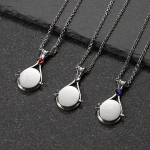 Anime Peripherals Red Sand Imprint Shell Necklace Flap Mermaid Shell Opening and Closing Necklace Lady Pendant