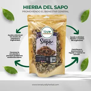 Hierba del Sapo Premium 4 oz Herbal Tea Bag – Supports Wellness, Naturally Caffeine-Free & Aromatic Infusion – Herbal Beverage