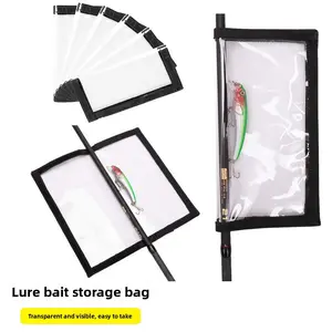 Fishing Lure Set 4-Pack Hook Wraps & Covers, Heavy-Duty PVC Tackle Storage Bait Cases, Puncture-Resistant Protector Sleeves, Essential Fishing Gear for Anglers