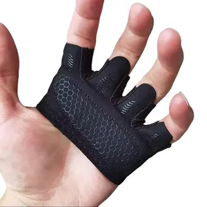 Half-Finger Palm Protection Workout Gloves - Anti-Injury, Heat-Wicking, Sporty Protective Gear with Secure Fit, Blister Reduction, Enhanced Grip for Gym Sessions, Calisthenics, Anti-Injury Protective Gear