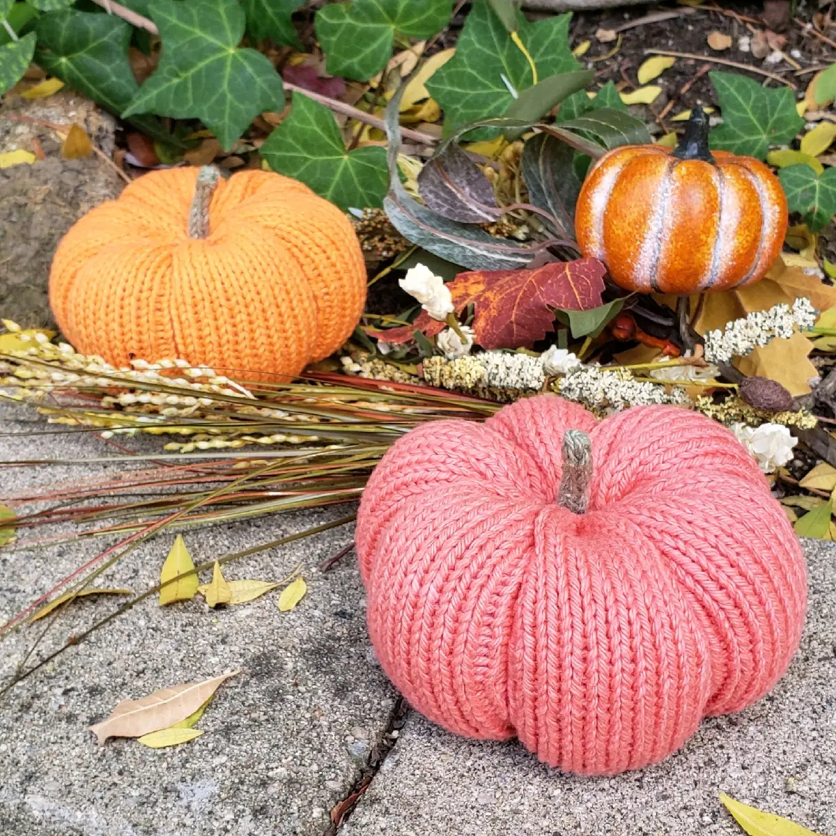 Handknit Pumpkin