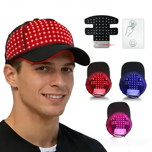 Laser Hair Growth Cap - Red Light Therapy for Hair Regrowth & Thinning - 3 Wavelength Modes, Blue Light Scalp Care - Wireless & Portable Hair Loss Treatment for Men & Women