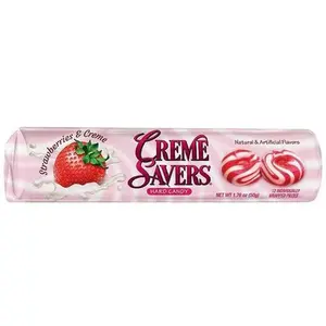 Strawberry Creme Savers, 1.76 oz. strawberry  candy