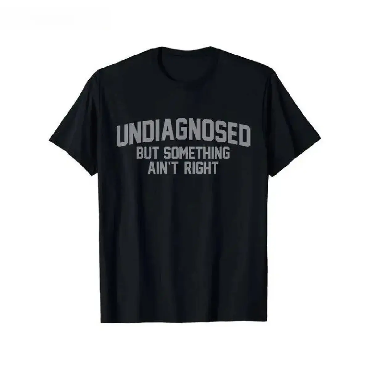 Summer Aesthetic Tee Viral Trending Short Sleeve Print Funny 'Undiagnosed But Something Ain't Right' Humor T-ShirtOversized Y2K Vintage Graphic Tee for Men and Women S-5XL,Muppet,perfect,white,padres,fem,big,womens,camisas,salon,mystery,bundle,cheer,sassy
