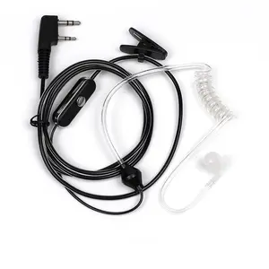 Walkie Talkie Air Tube Headset Compatible with Baofeng BF-888s BF-Uv5r, Universal Earpiece, Noise Reduction, Anti-Radiation, Portable