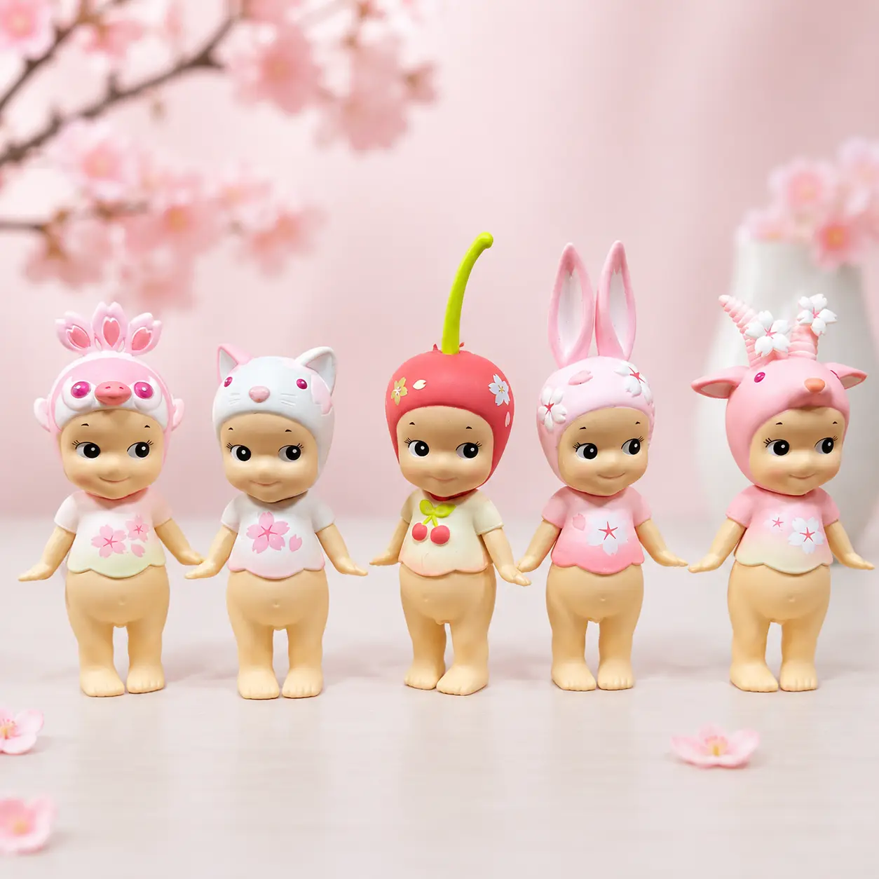 Sonny Angel Cherry Blossom Kawaii Mini Figure | Blind Box Collectible Home Desk Decor