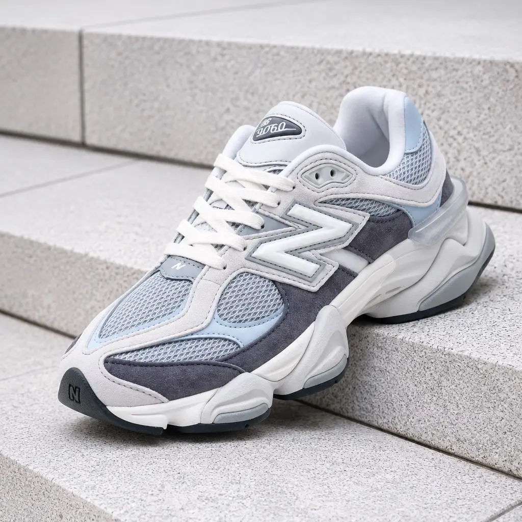 New Balance 9060 Grey Blue Stone U90608X8 Women's Fashion Sneaker New
