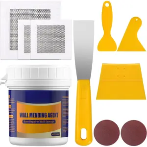 Drywall Repair Kit Drywall Hole Repair Patch Kits Wall Spackle Repair Paste with 8.5OZ White Wall Repair Putty with Scraper, Wall Surface Hole Fill Quick and Easy Solution (1Pack)