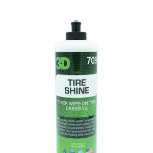3D Tire Shine Finish Dressing Protection