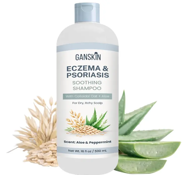 Eczema Shampoo – All-Natural Dermatitis & Psoriasis Treatment for Dry, Itchy, Flaky Skin – Daily Dandruff & Scalp Treatment – Itchy Scalp Relief for Men, Women & Kids – Eczema Soap Shampoo 16.9 oz
