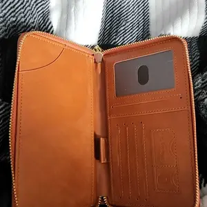 Leather RFID Blocking Passport Holder Travel Wallet, Passport Cover/Travel Wallet for Women/Men with