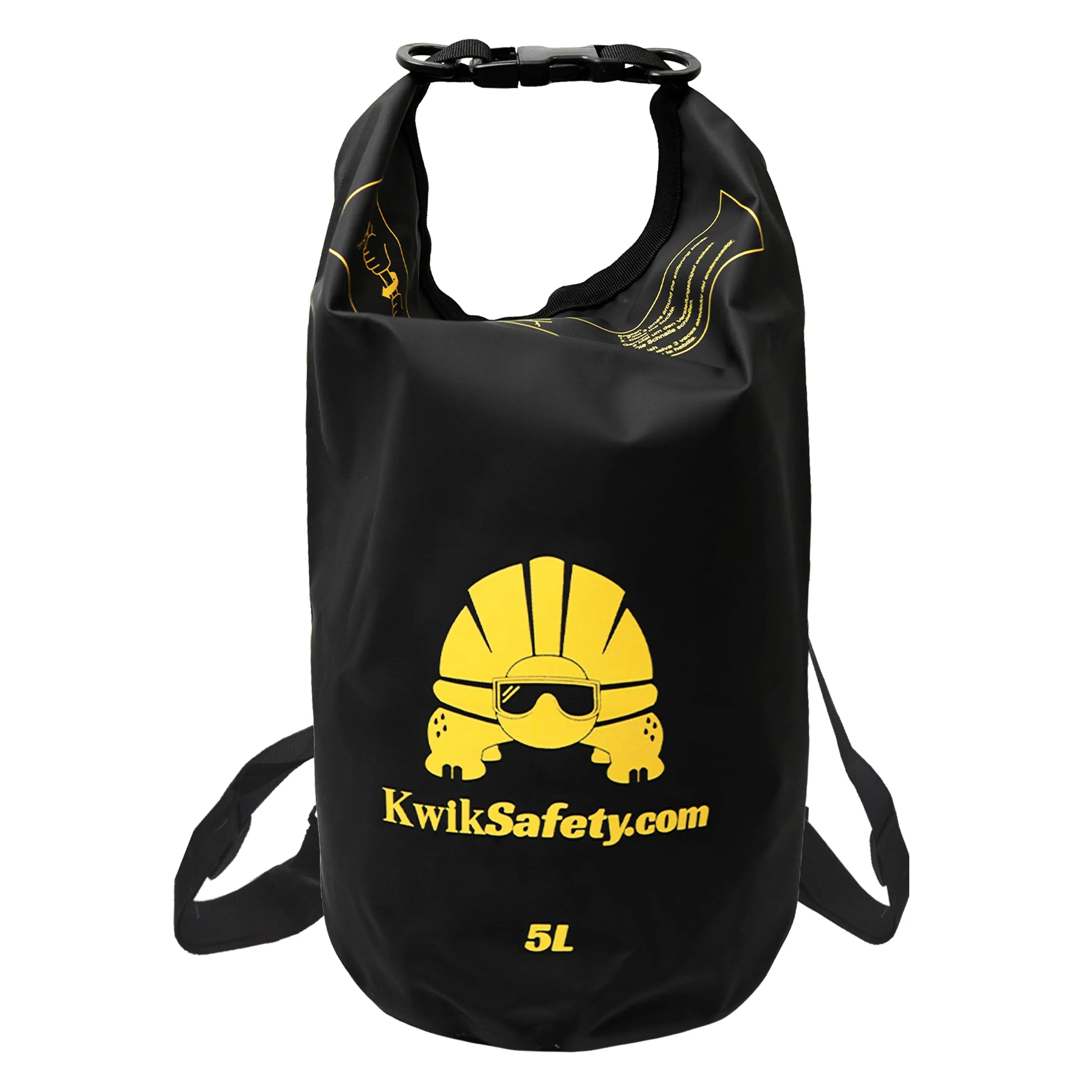 KwikSafety DRY BAG (5L, 10L, 20L) PVC & Fabric, Waterproof, Lightweight, Roll-Top Closure - Model No.: KS1111