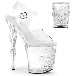 8 Inch Heel RAPTURE-808 Clear