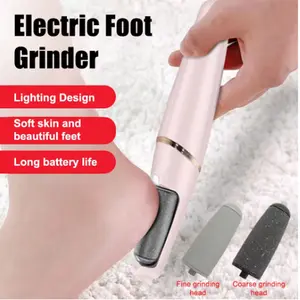 Rechargeable Electric Callus Remover Cordless Women Men Electronic Foot File Removes Dry Coarse Skin CallusesElectric Foot Pedicure Foot File Grinder Tools Foot Sandpaper File Dead Skin Remover Repair Device Portable Feet Calluses Tool