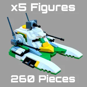 125th Republic Fighter Tank 262pcs Compatible Building Kit SW