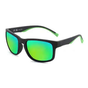 ZENOTTIC Silicon Polarized Sunglasses, UV400 Protection, Classic Thick Rectangle Frame,Soft Silicon All face Fit, Unisex Sunglasses Durable Outdoor Essential Unbreakable