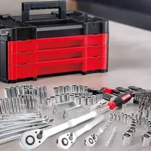 Craftsman VERSASTACK Mechanics Tool Set, 1/4 in, 3/8 in, and 1/2 in Drive, 230 Piece (CMMT45306)