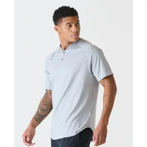 Enzo Blade Polo Heather Gray, Large