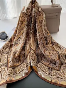 1pc Women's 70's Style Printed Bandana Neckerchief With Bohemian Style For Music Festivals, Casual Outings, Business Negotiations And Street Fashion Boho Bandana,Hair Band,Head Band Ideal For Dressing Up Your Look