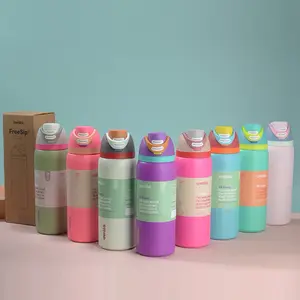 Owala FreeSip Water Bottle – Insulated Stainless Steel, BPA-Free, Leak-Proof Design, Ideal for Gym, Travel, and Outdoor Use