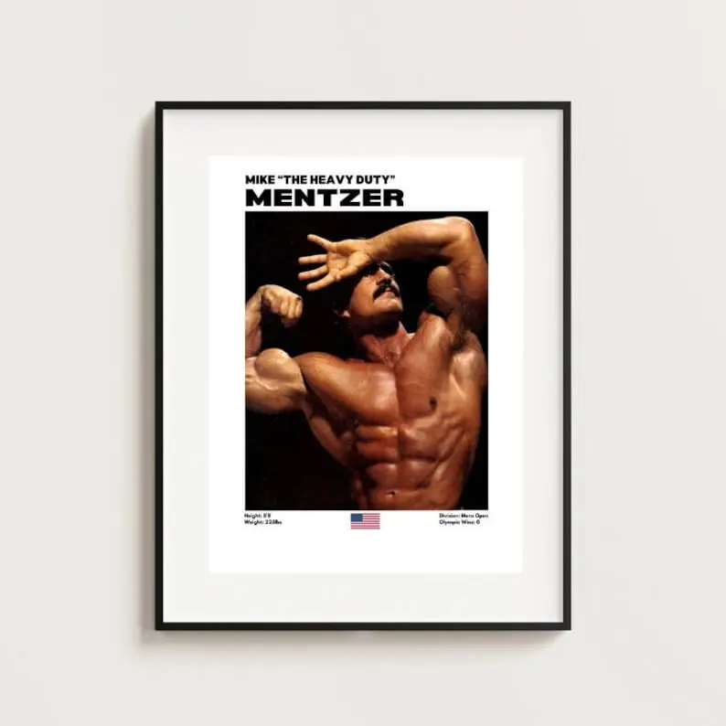 Mike Mentzer Poster (No Frame)